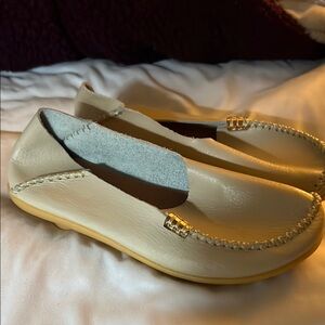 Women's Cream Loafers